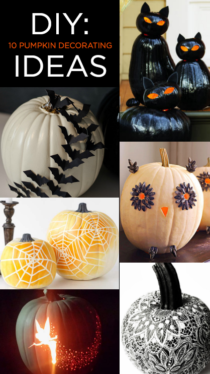 10 Halloween Pumpkin Decorating Ideas | LadyLUX - Online Luxury