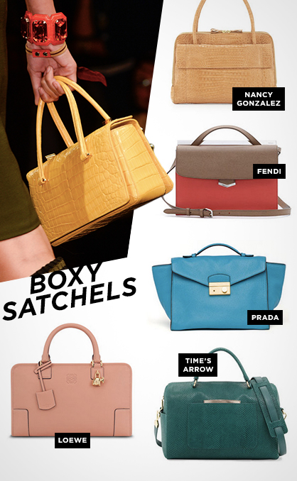 Spring 2014 Must-Have Handbags: Boxy Satchels