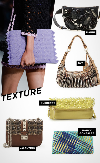 Spring 2014 Must-Have Handbags: Texture