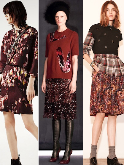 Pre Fall 2014 Color Trends Brandy and Merlot Mixed