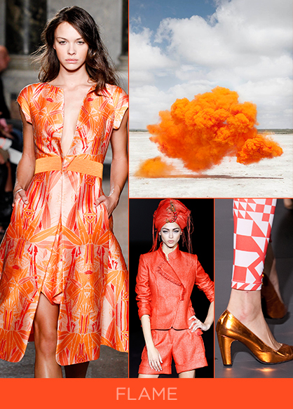 Spring 2014 Color Trend Flame Orange