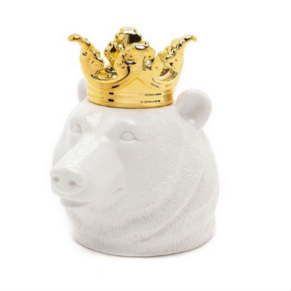 Home Accents for the Glamour Girl: Crowned Bear Head