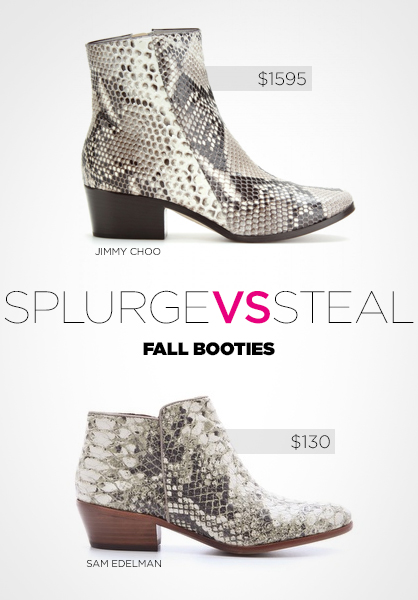 Splurge Vs Steal Fall 2012 Booties Ladylux Online Luxury Lifestyle Technology And Fashion