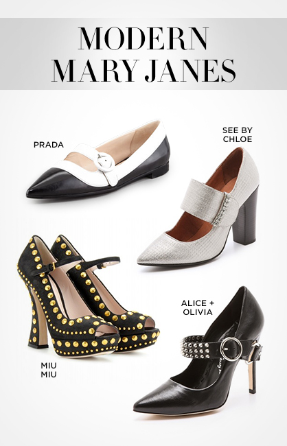 Fall 2013 Footwear: Mary Janes