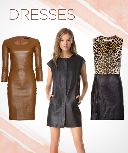 Fall 2013 Leather Dresses