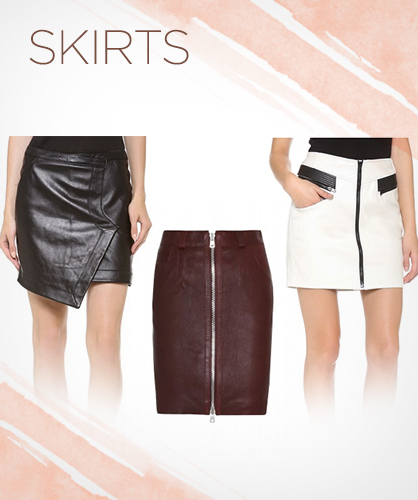 Fall 2013 Leather Skirts