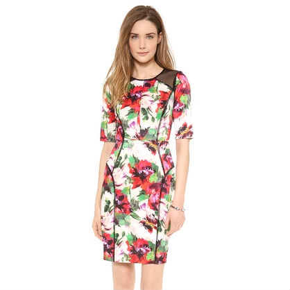 Floral Fitted Dress