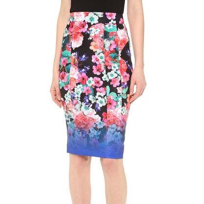 Floral Pencil Skirt