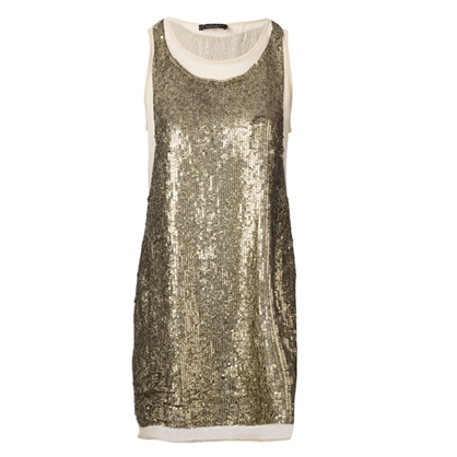 loose fitting sequin dress