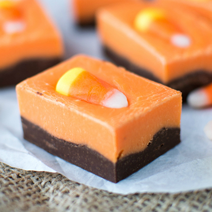 Halloween Desserts: Orange Fudge