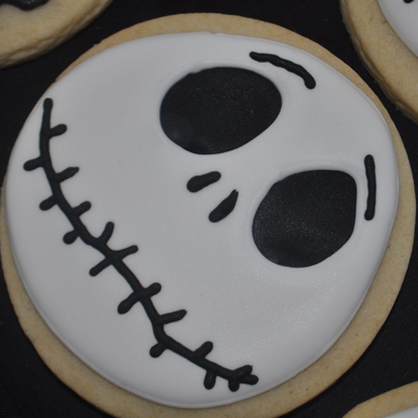 Halloween Desserts: Jack Skellington Cookies