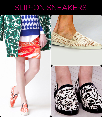 Resort 2014 Footwear Trends: Slip-On Sneakers