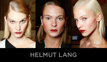 NYFW 2013 Beauty Helmut Lang