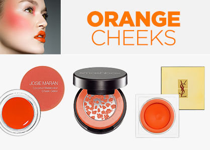 Orange beauty: blush and bronzers