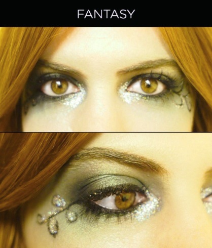 Fantasy Eye Makeup for Halloween