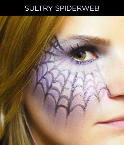 Spiderweb Halloween Makeup