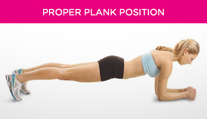Proper Plank Position