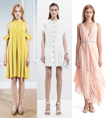Resort 2014 Dress Trends: Pleated