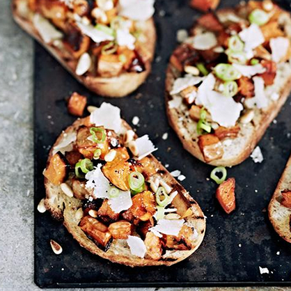 Pumpkin Bruschetta