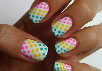 Summer Nail Art Candy-Colored