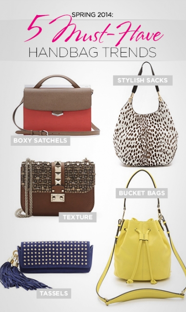 Spring 2014: 5 Must-Have Handbag Trends