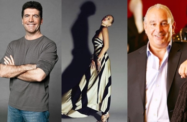 Sir Philip Green, Kate Moss & Simon Cowell Join Forces