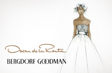 Bergdorf Goodman Launches New Oscar de la Renta Wedding Dress Collection