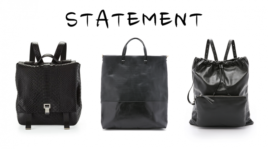 In-stores Now: Top 12 Black Backpacks We Love for Fall 2015