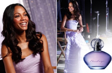 Avatar Star Zoe Saldana is the Face of Avon’s New Fragrance