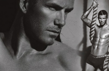 NEW Armani Underwear Ad:  David Beckham Unveiled