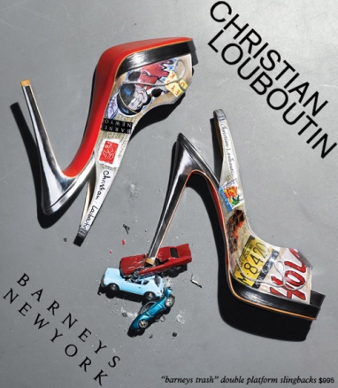 LUX Style Files: Louboutin Trash Shoe