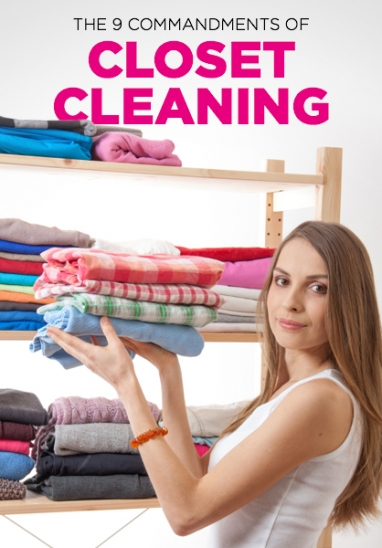 Tough Commandments of Closet Cleaning