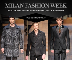 Menswear MFW: Marc Jacobs, Salvatore Ferragamo, Dolce and Gabbana F 14