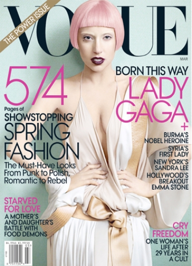 Vogue’s March cover discovered: Lady Gaga