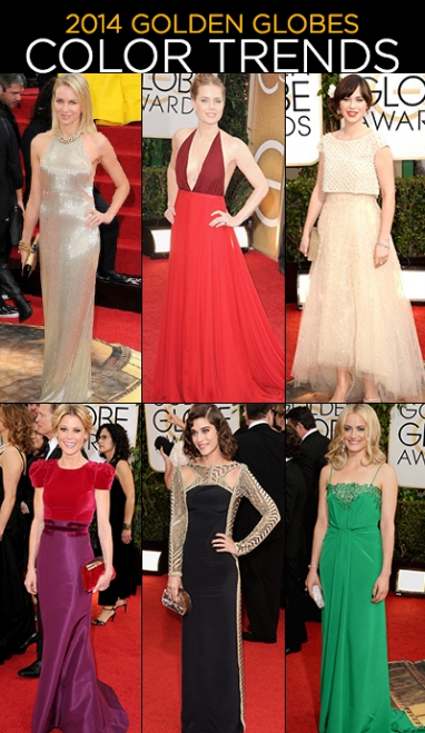 2014 Golden Globes: Color Trends