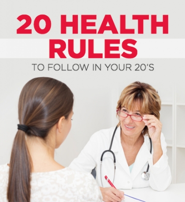 20 Health Tips to Make The Most of Your 20’s