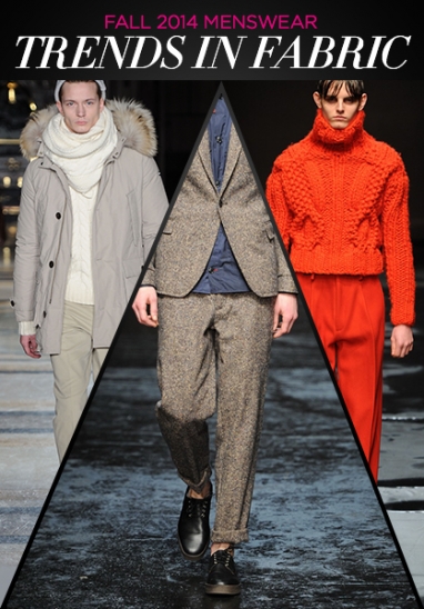 Menswear Fall 2014: Fabric Trends