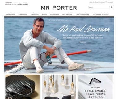 Meet Mr Porter: designer shopping for men