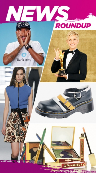 Week In Review: Smashbox Collaboration, Pharrell’s Clothing Line & The 86th Academy Awards