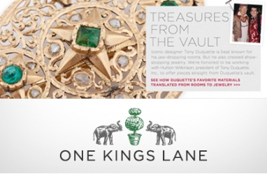 One Kings Lane holds Tony Duquette jewelry sale