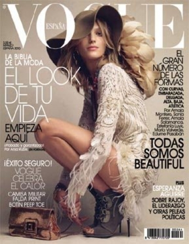 Vogue España Pays Tribute to Jimi Hendrix in March 2010 Issue