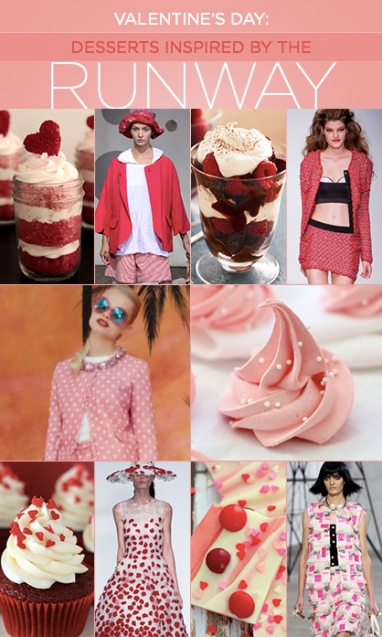 Valentine’s Day: Desserts Inspired by the Runway