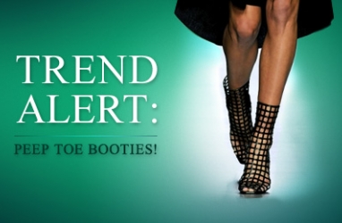 LUX Trend Alert: Peep-Shoe Booties