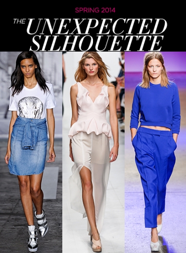 Spring 2014: The Play on Silhouettes Trend