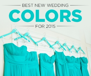 Top Wedding Color Trends for 2015