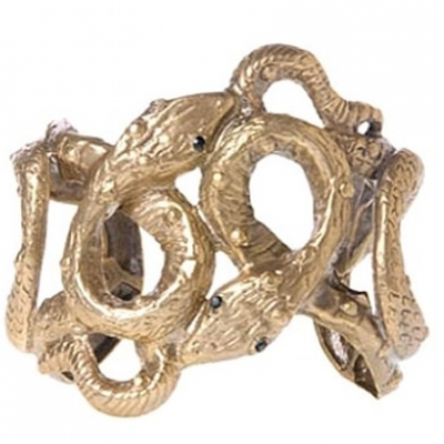 Alkemie Intertwined Snakes Cuff | LadyLUX - Online Luxury Lifestyle, Technology and Fashion Magazine