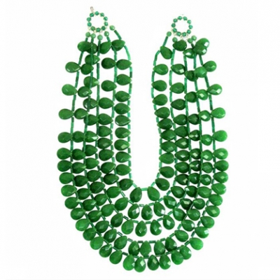 Green Adventurine Multi Strand Necklace | LadyLUX - Online Luxury Lifestyle, Technology and Fashion Magazine
