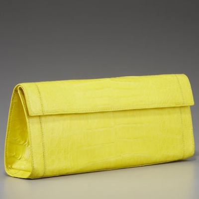 Matte Croc Flap Clutch | LadyLUX - Online Luxury Lifestyle, Technology and Fashion Magazine
