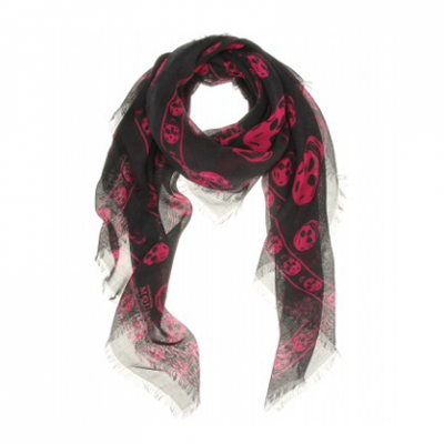 Skull Print Scarf | LadyLUX - Online Luxury Lifestyle, Technology and ...